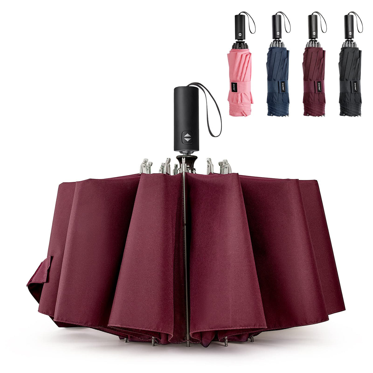 G4Free - G4Free UPF 50+ UV Protection 54 Inch Large Reverse Travel Umbrella -NT22A170C