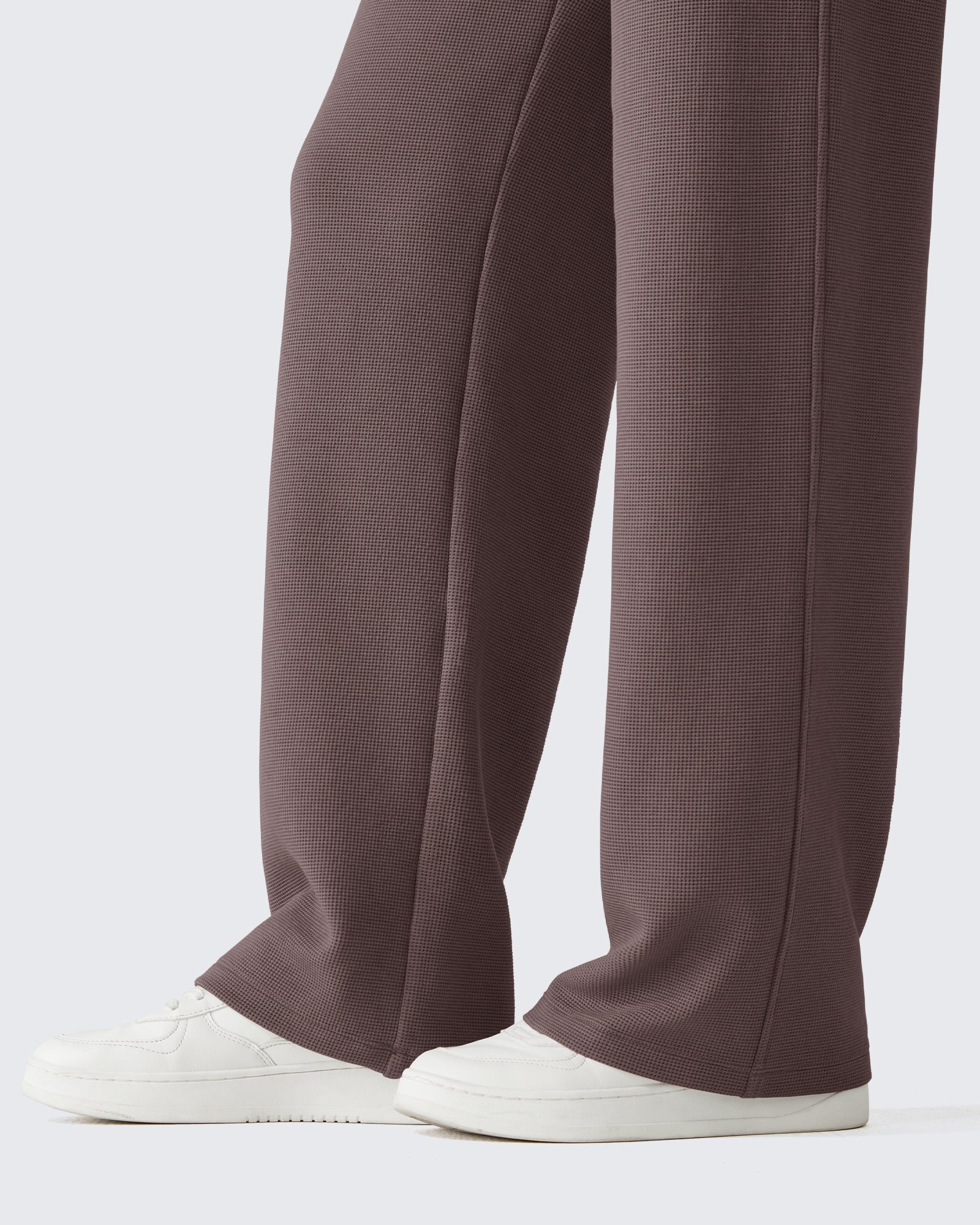 G4Free - G4Free Waffle Wide Leg Pull On Dress Pants High Waisted Stretchy -GF26J871A001A-S