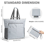 G4Free - G4Free Waterproof Sandproof Beach Tote Bag for Women Large Capacity Foldable -TN25B553C