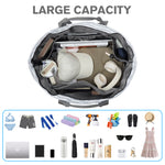 G4Free - G4Free Waterproof Sandproof Beach Tote Bag for Women Large Capacity Foldable -TN25B553C