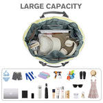 G4Free - G4Free Waterproof Sandproof Beach Tote Bag for Women Large Capacity Foldable -TN25B553C