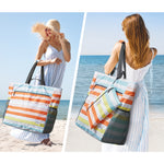 G4Free - G4Free Waterproof Sandproof Beach Tote Bag for Women Large Capacity Foldable -TN25B553C