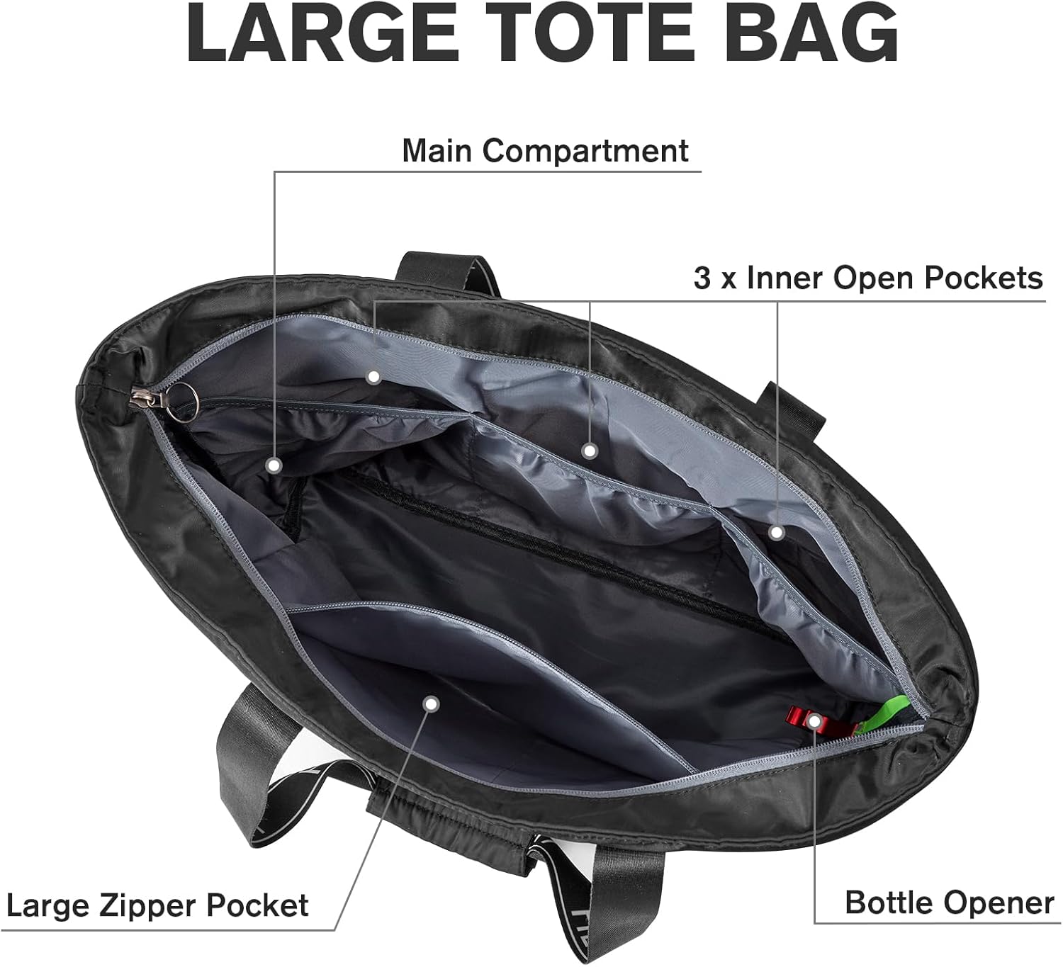 G4Free - G4Free Waterproof Women Personalized Strap Tote Bag -TN24B344B