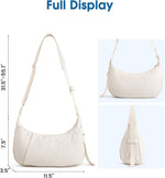 G4Free - G4Free Women Crescent Purse Crossbody Shoulder Handbag -TN24B442B