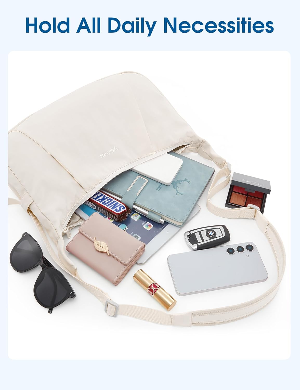 G4Free - G4Free Women Crescent Purse Crossbody Shoulder Handbag -TN24B442B