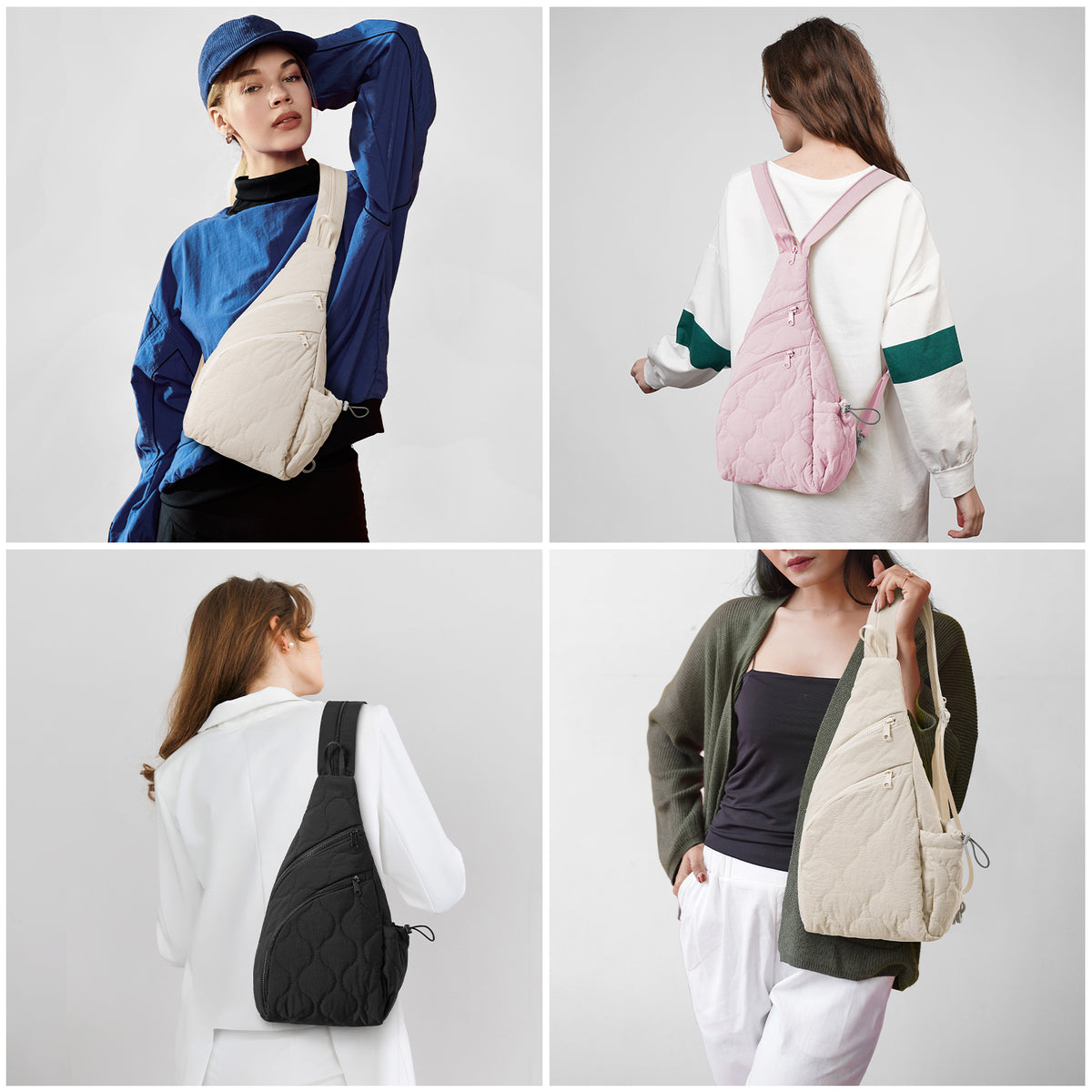 G4Free - G4Free Women Daily Outings Sling Daypack Bag -TN24B441B