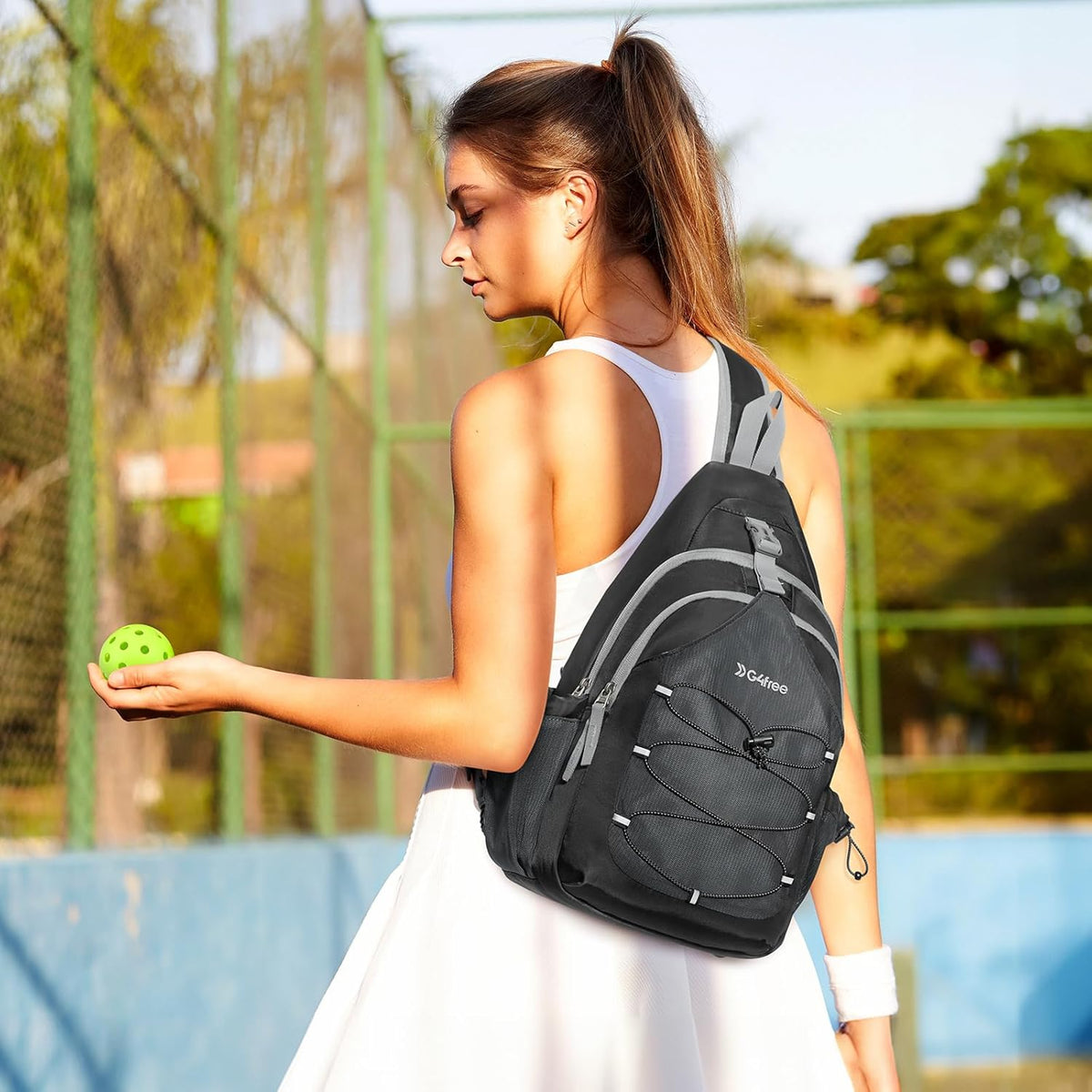 G4Free - G4Free Women Pickleball Sports Sling Bag -TN24B365A
