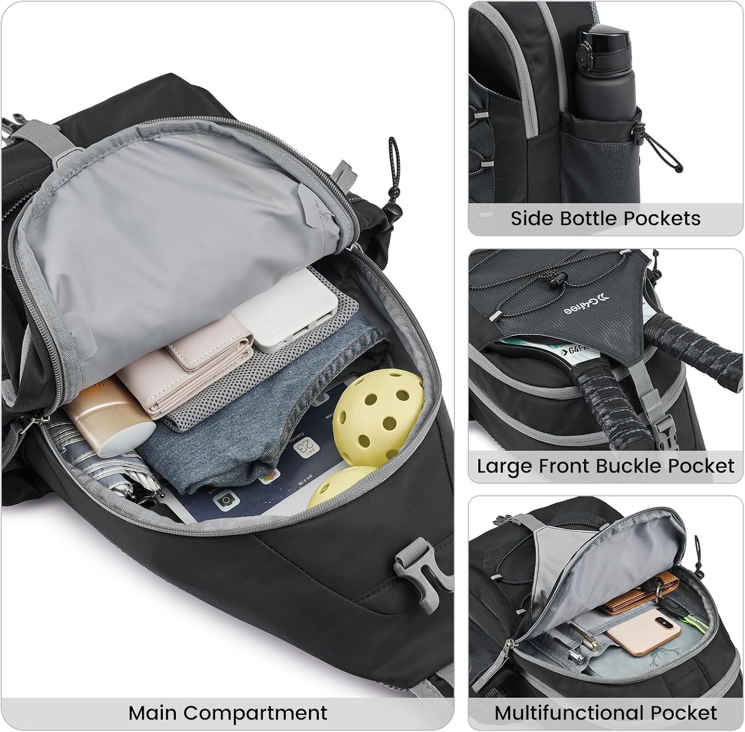 G4Free - G4Free Women Pickleball Sports Sling Bag -TN24B365A