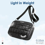 G4Free - G4Free Women Quilted Clutch Puffer Crossbody Bag -TN24B445A