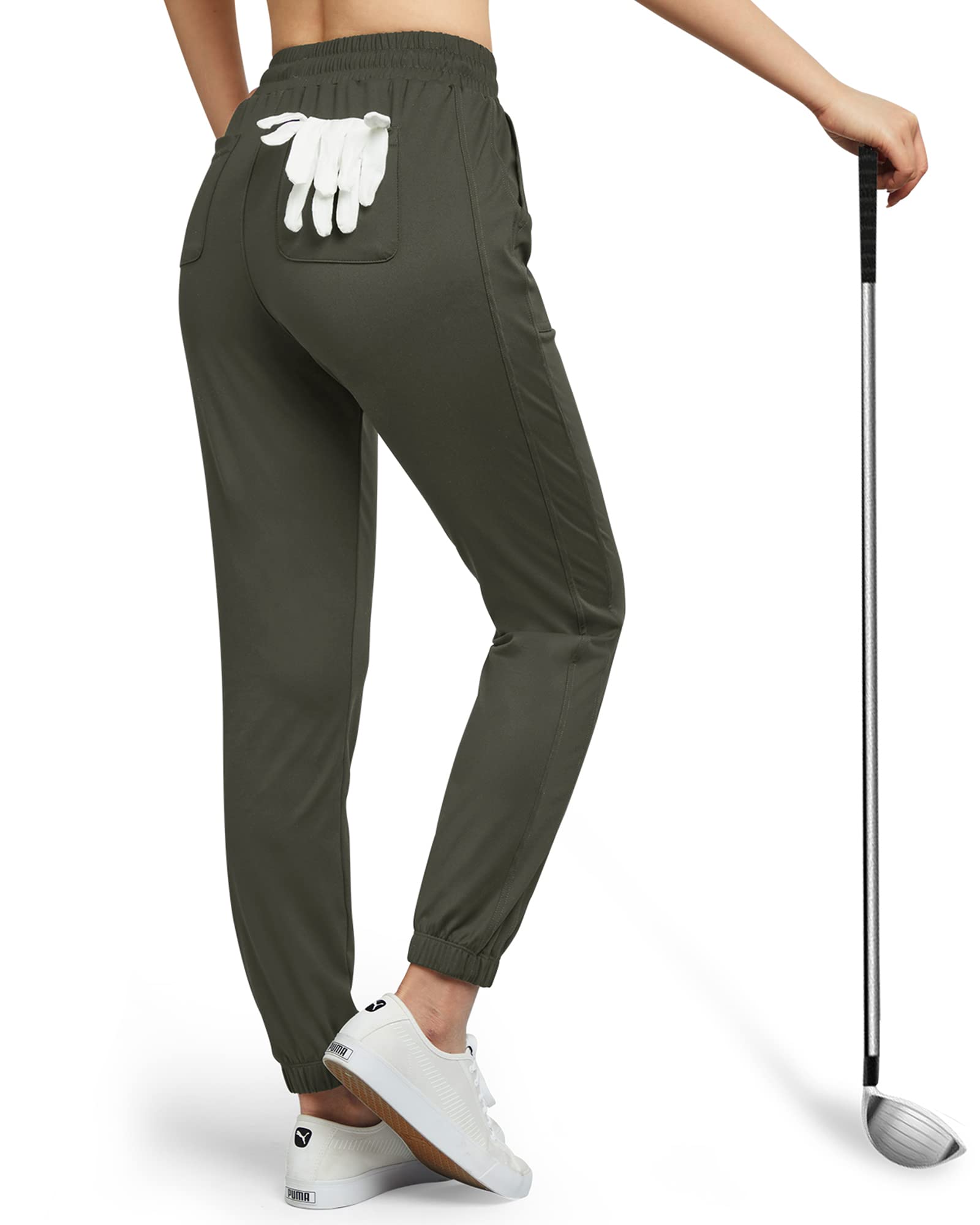 G4Free - Golf Pants Tapered Joggers Casual Pants -GF21D008DB-M
