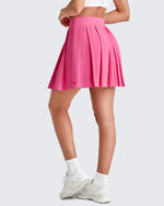 G4Free - High-Rise Pleated A Line Athletic Skorts -GF25H413DA-S