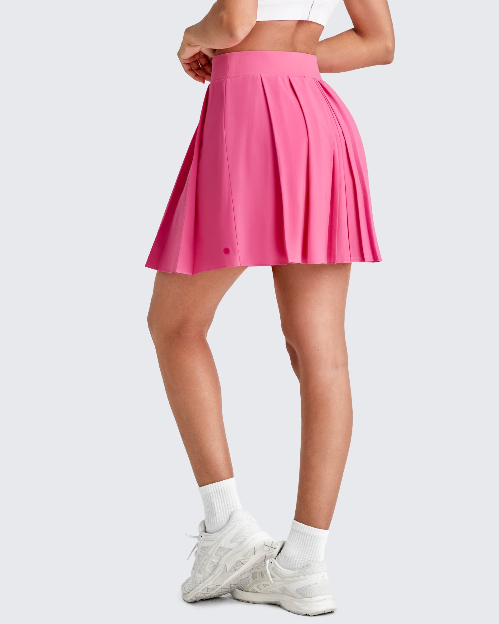 G4Free - High-Rise Pleated A Line Athletic Skorts -GF25H413DA-S