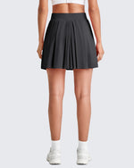 G4Free - High-Rise Pleated A Line Athletic Skorts -GF25H413DA-S