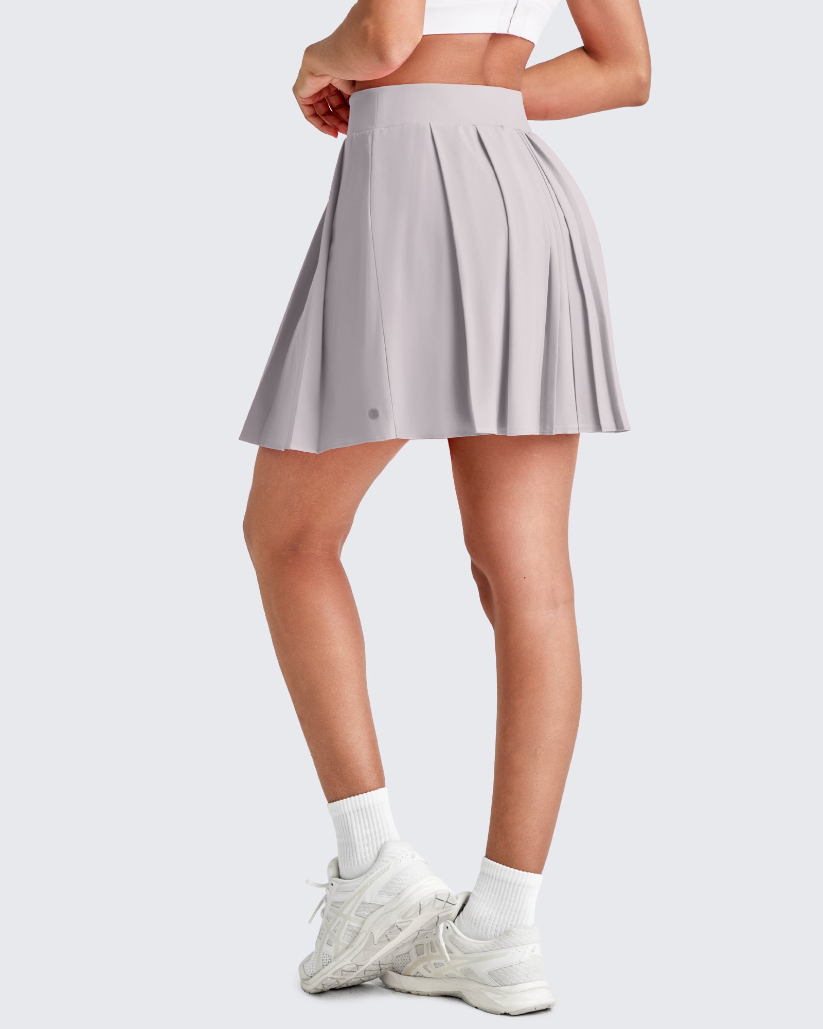 G4Free - High-Rise Pleated A Line Athletic Skorts -GF25H413DA-S