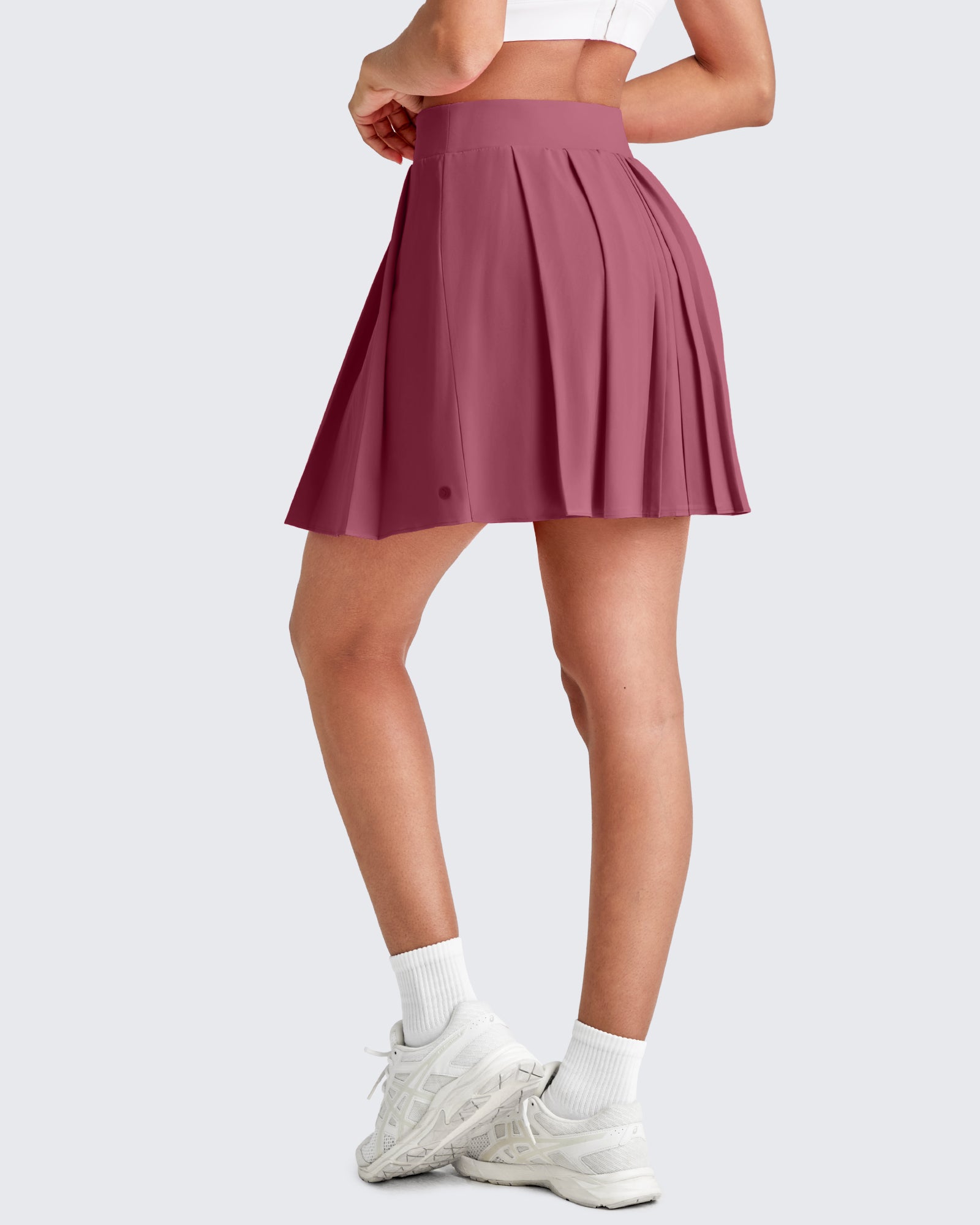 G4Free - High-Rise Pleated A Line Athletic Skorts -GF25H413DA-S