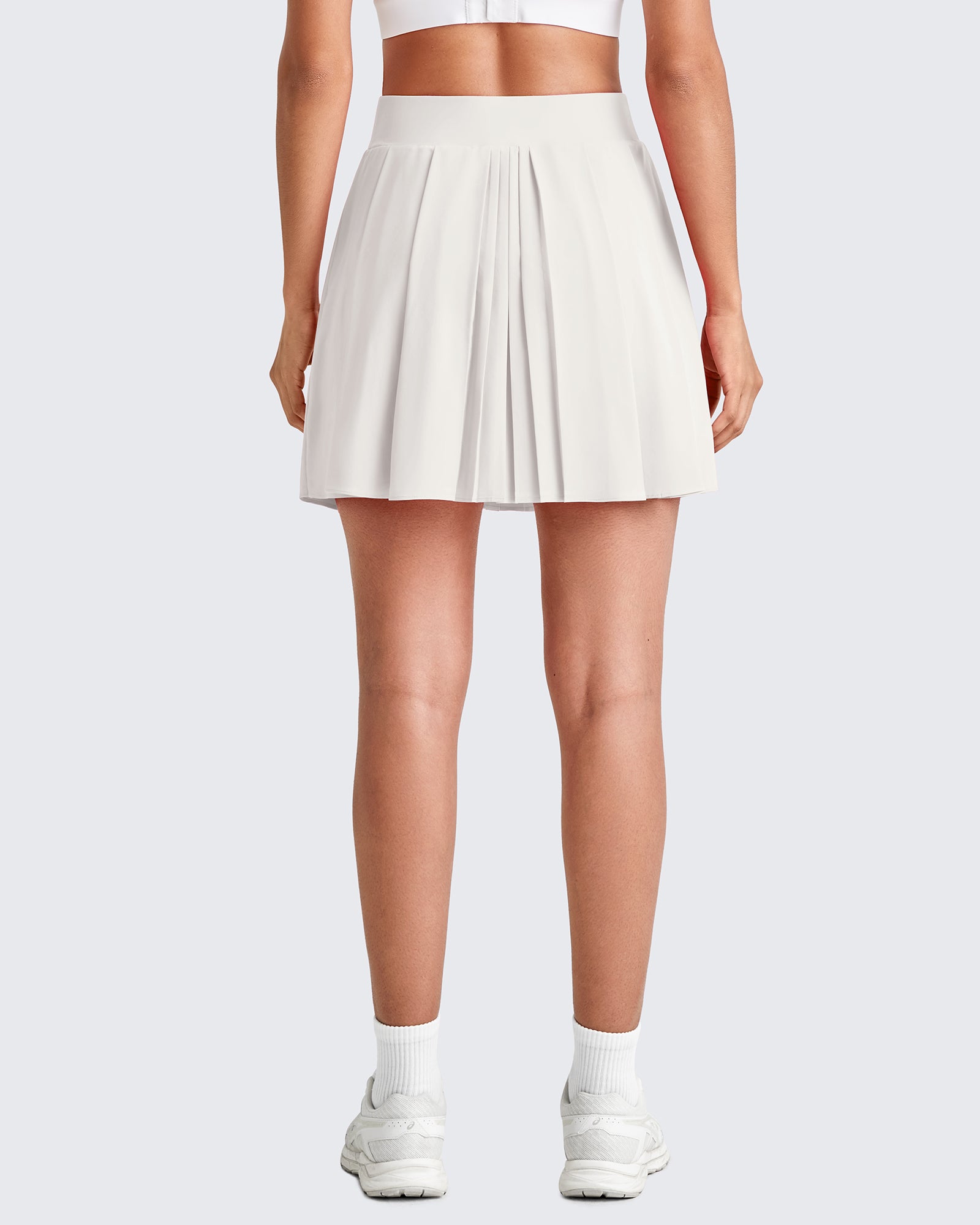G4Free - High-Rise Pleated A Line Athletic Skorts -GF25H413DA-S
