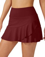 G4Free - High-Waist Pleated Casual Skorts 15'' -GF23H114PF-XS