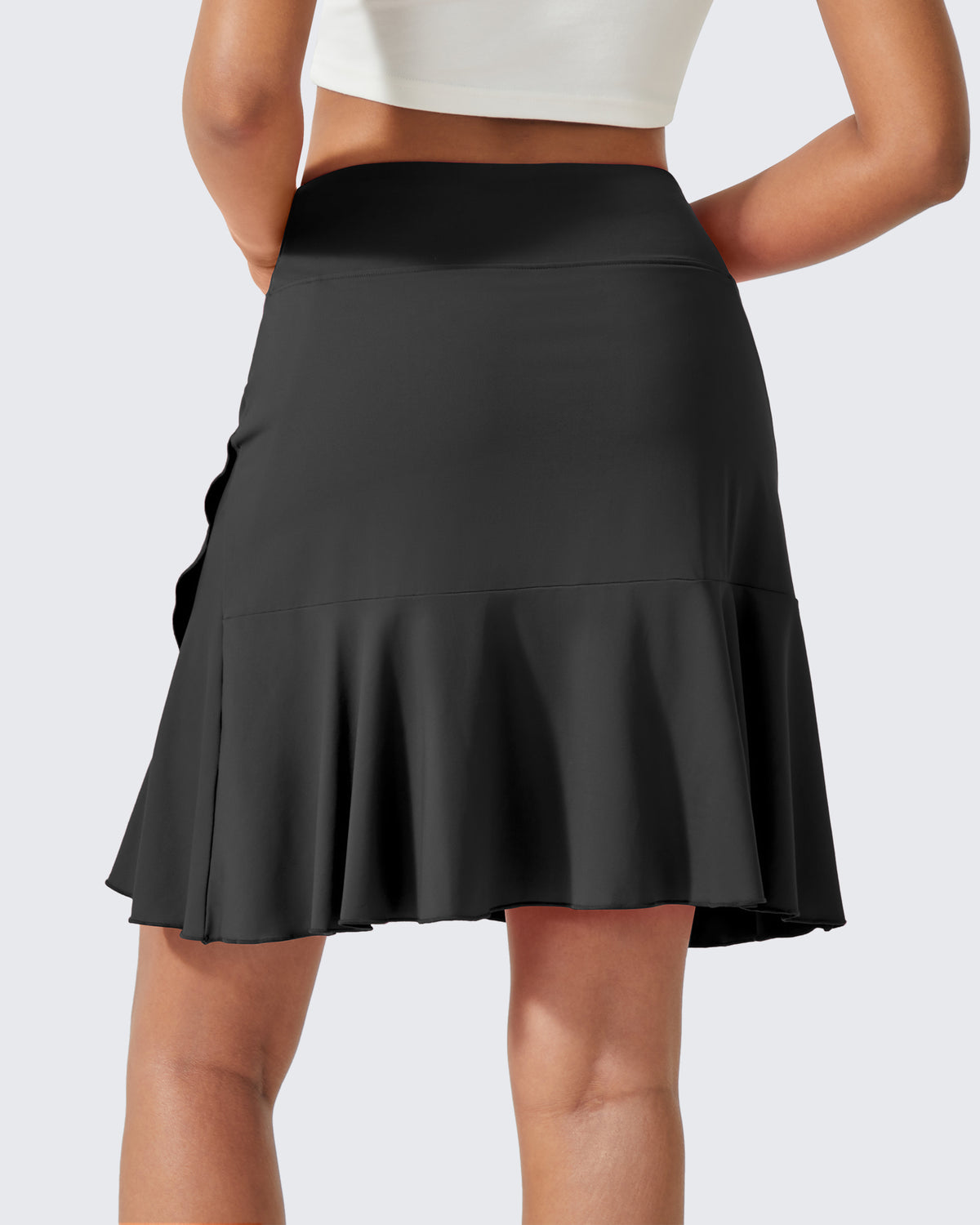 G4Free - High-Waist Pleated Casual Skorts 20'' -GF24H211BA-S