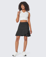 G4Free - High-Waist Pleated Casual Skorts 20'' -GF24H211BA-S