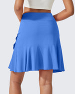 G4Free - High-Waist Pleated Casual Skorts 20'' -GF24H211GA-S