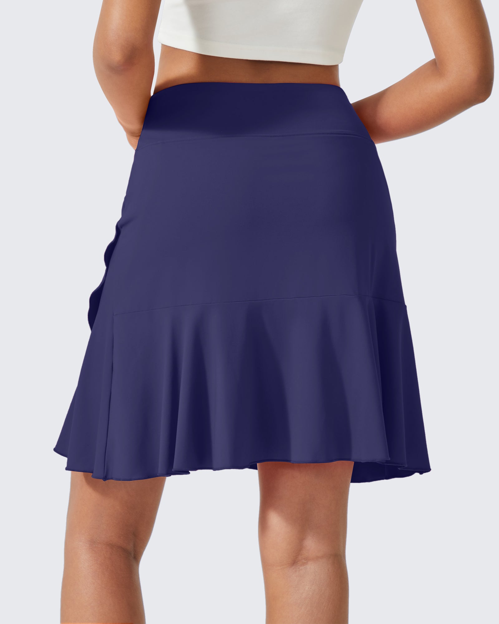 G4Free - High-Waist Pleated Casual Skorts 20'' -GF24H211HA-S