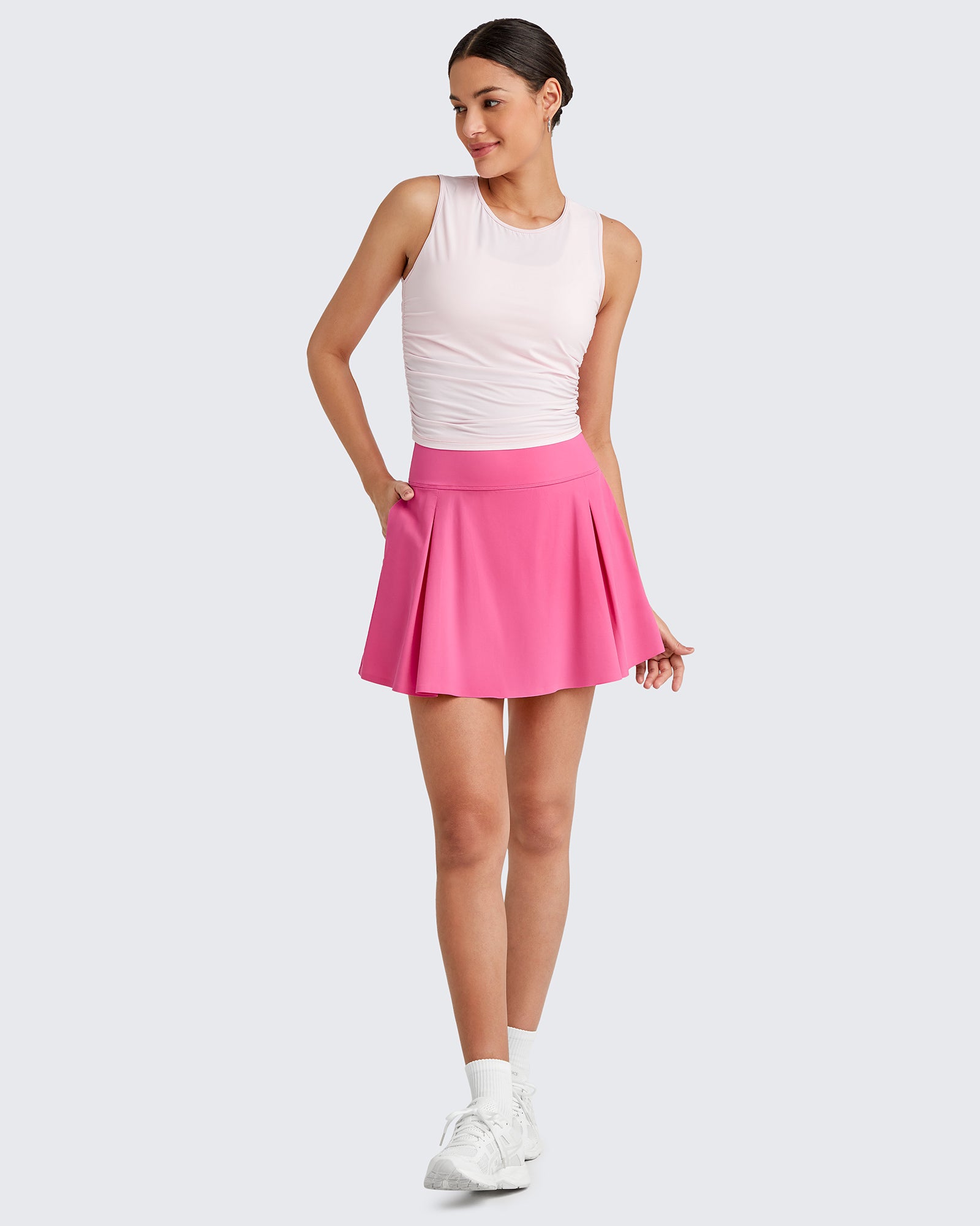 G4Free - High Waisted Athletic Golf Skorts -GF25H356AA-S