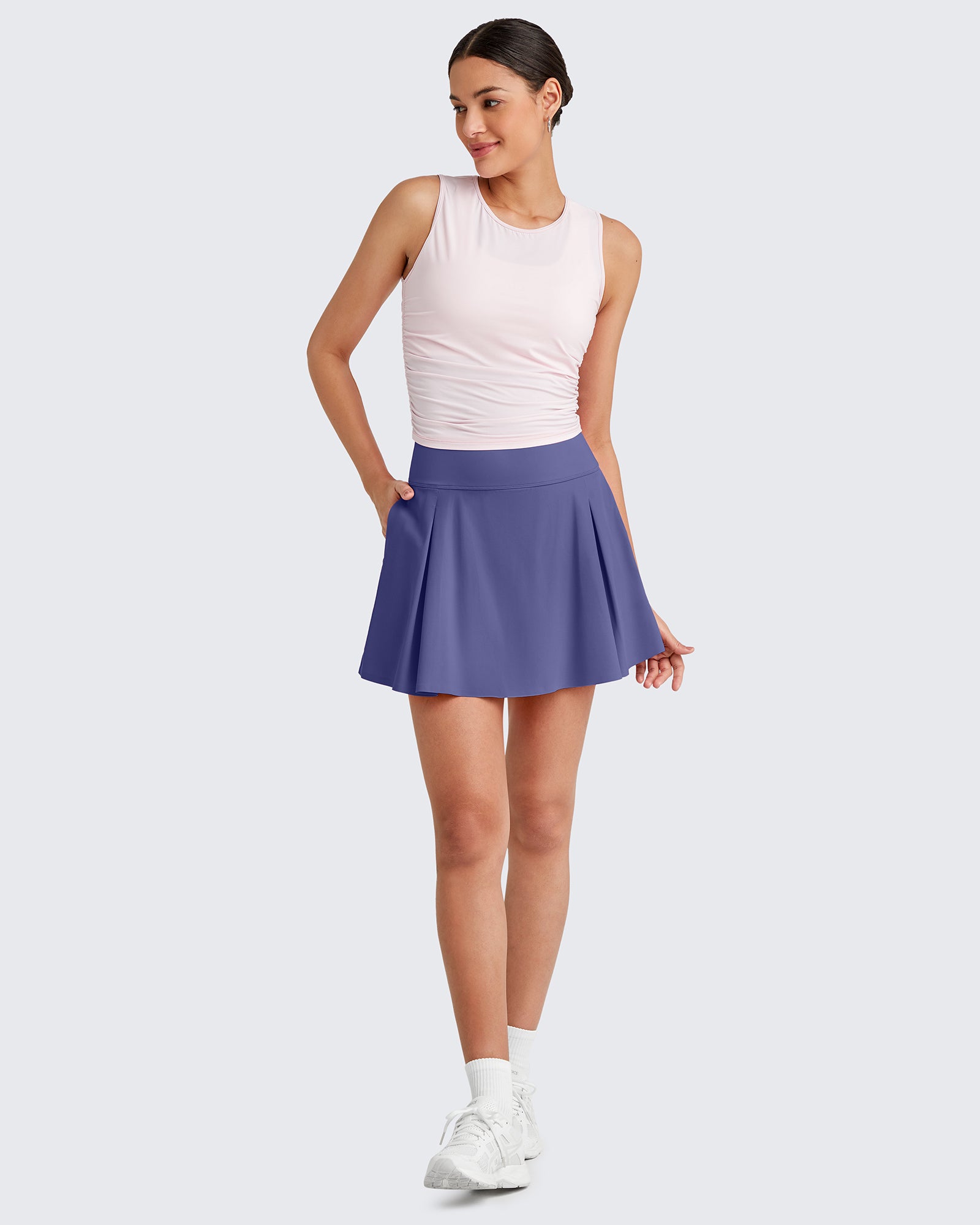 G4Free - High Waisted Athletic Golf Skorts -GF25H356AA-S