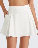 G4Free - High Waisted Athletic Golf Skorts -GF25H356BA-S