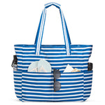 G4Free - Large Foldable Waterproof Sandproof Beach Tote Bag with Zipper -TN25B596C