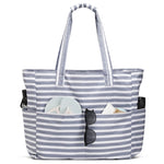 G4Free - Large Foldable Waterproof Sandproof Beach Tote Bag with Zipper -TN25B596D