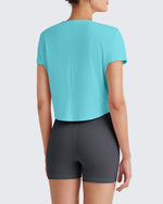 G4Free - Lightbreeze Batwing Sleeve Workout Tops -GF25K343AA-S