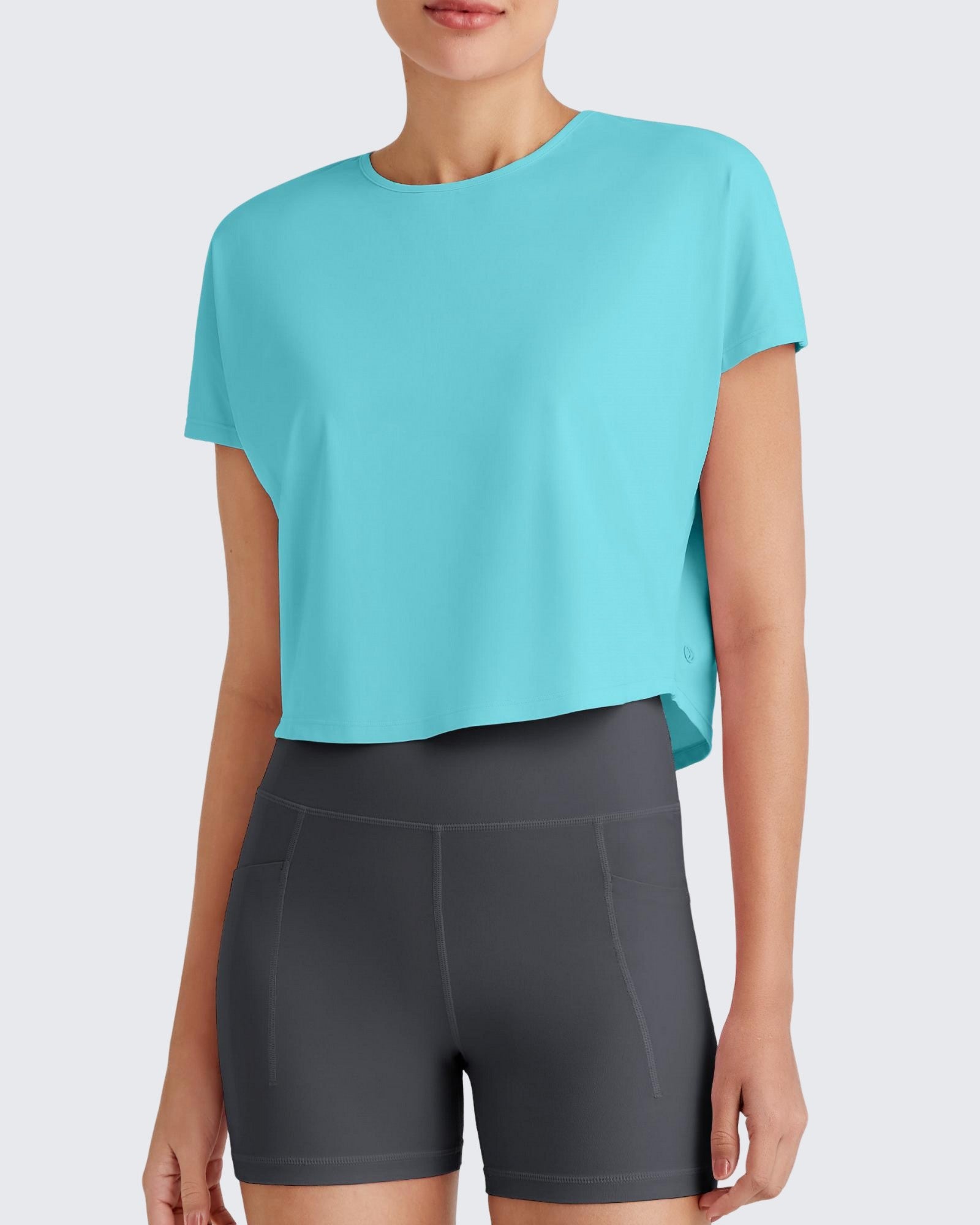G4Free - Lightbreeze Batwing Sleeve Workout Tops -GF25K343AA-S