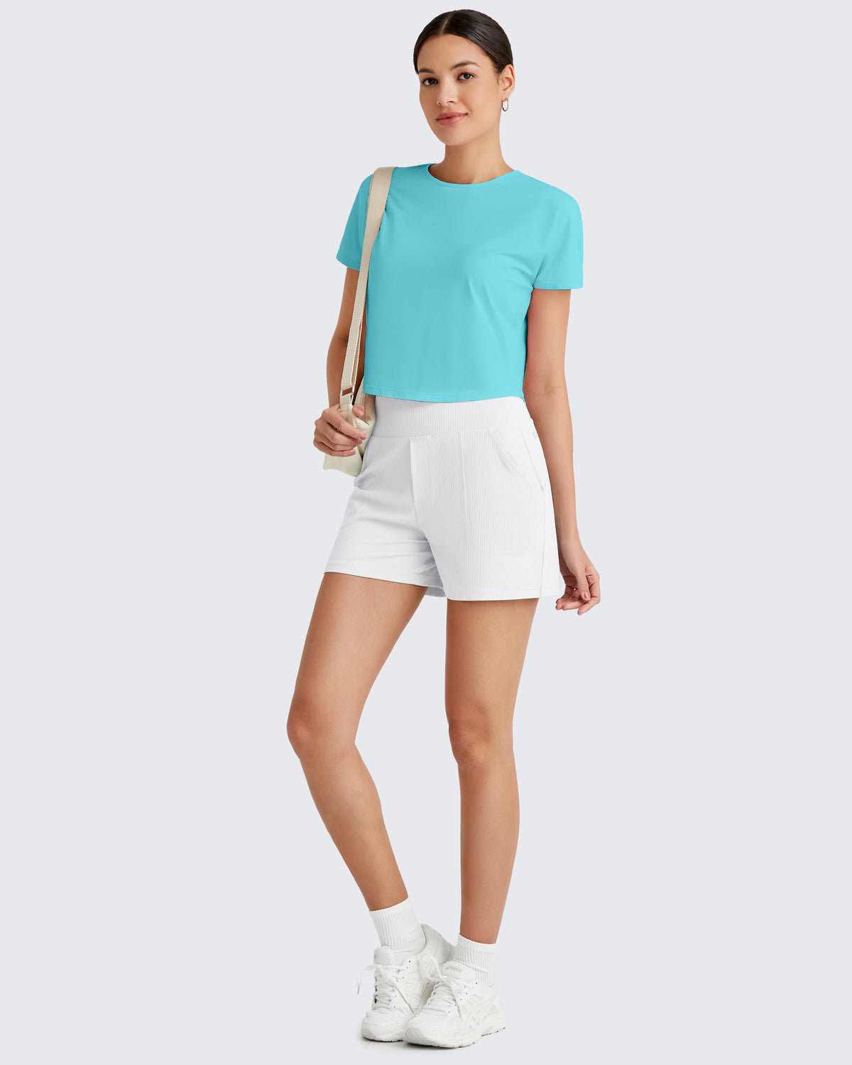 G4Free - Lightbreeze Batwing Sleeve Workout Tops -GF25K343AA-S