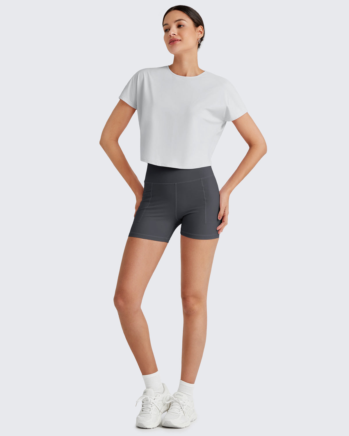 G4Free - Lightbreeze Batwing Sleeve Workout Tops -GF25K343AA-S