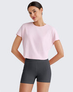G4Free - Lightbreeze Batwing Sleeve Workout Tops -GF25K343GA-S