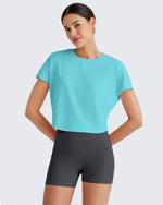 G4Free - Lightbreeze Batwing Sleeve Workout Tops -GF25K343HA-S