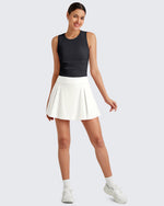 G4Free - Lightbreeze Side Ruched Sleeveless Workout Tops -GF25L322AF-XS