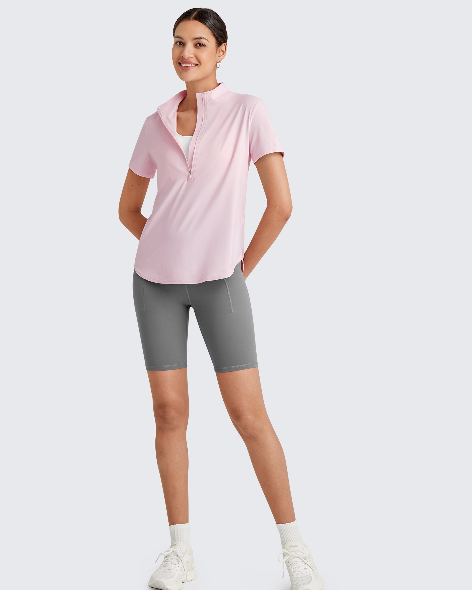 G4Free - Lightbreeze UPF 50+ Half Zip Golf Short Sleeve -GF25K340AA-S