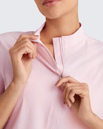 G4Free - Lightbreeze UPF 50+ Half Zip Golf Short Sleeve -GF25K340AA-S