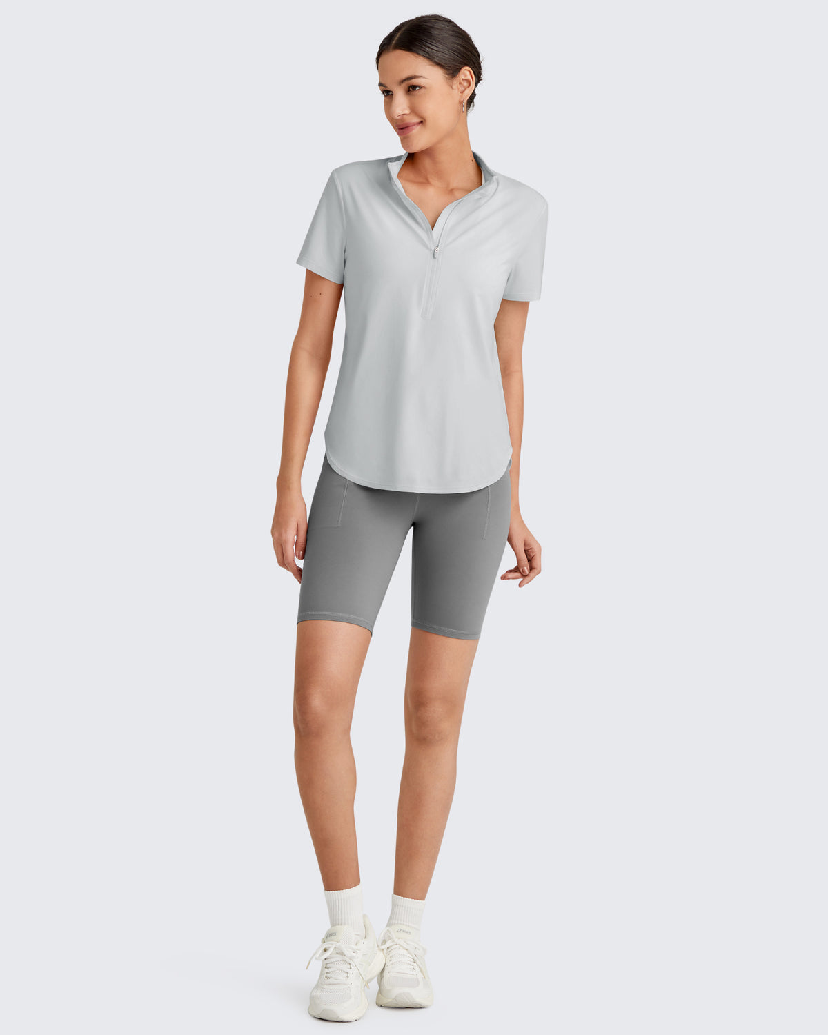 G4Free - Lightbreeze UPF 50+ Half Zip Golf Short Sleeve -GF25K340AA-S
