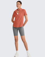 G4Free - Lightbreeze UPF 50+ Half Zip Golf Short Sleeve -GF25K340AA-S