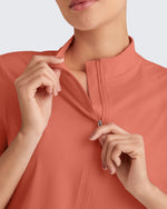 G4Free - Lightbreeze UPF 50+ Half Zip Golf Short Sleeve -GF25K340AA-S