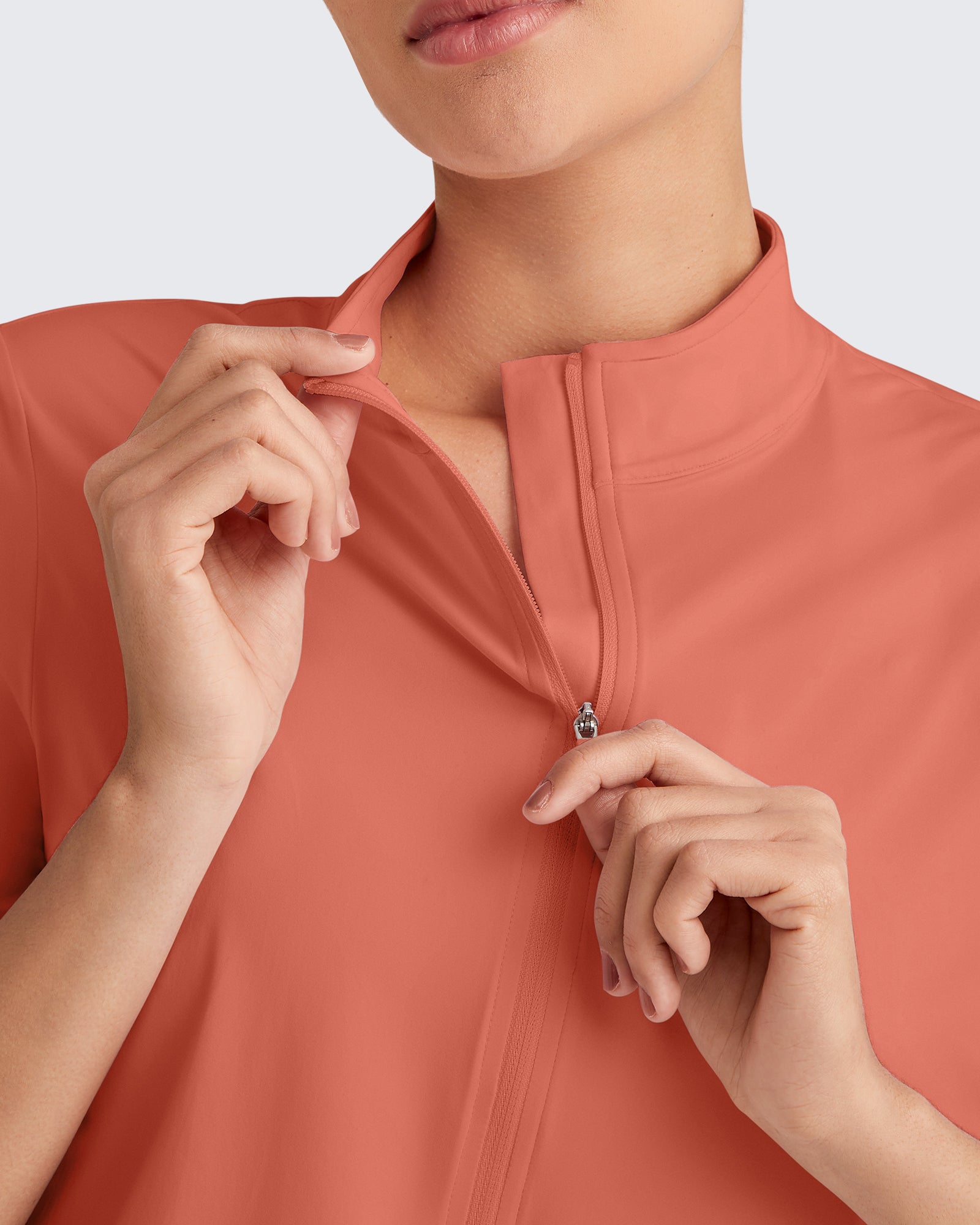 G4Free - Lightbreeze UPF 50+ Half Zip Golf Short Sleeve -GF25K340AA-S