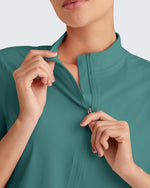 G4Free - Lightbreeze UPF 50+ Half Zip Golf Short Sleeve -GF25K340AA-S