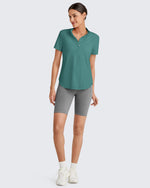 G4Free - Lightbreeze UPF 50+ Half Zip Golf Short Sleeve -GF25K340AA-S