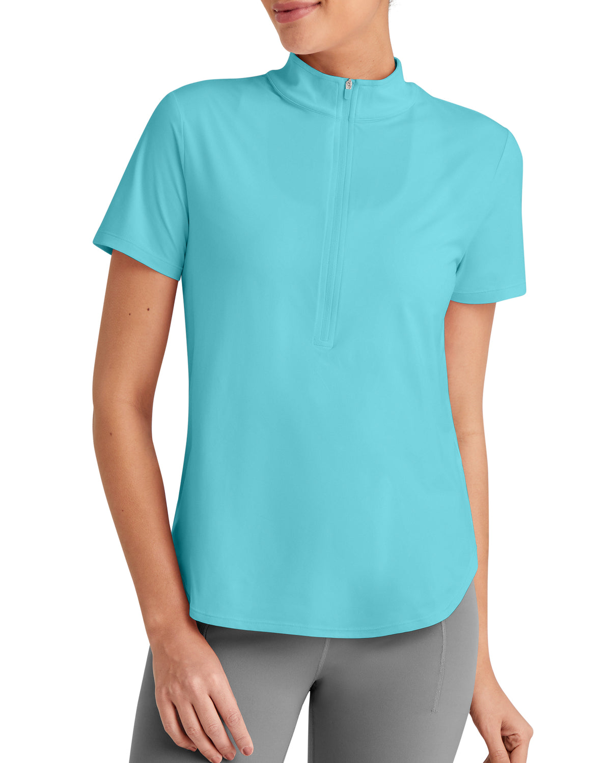 G4Free - Lightbreeze UPF 50+ Half Zip Golf Short Sleeve -GF25K340HA-S