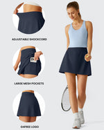 G4Free - Lightweight 2 Pockets Inner Shorts Tennis Skirts 15 -GF26H879A001A-S