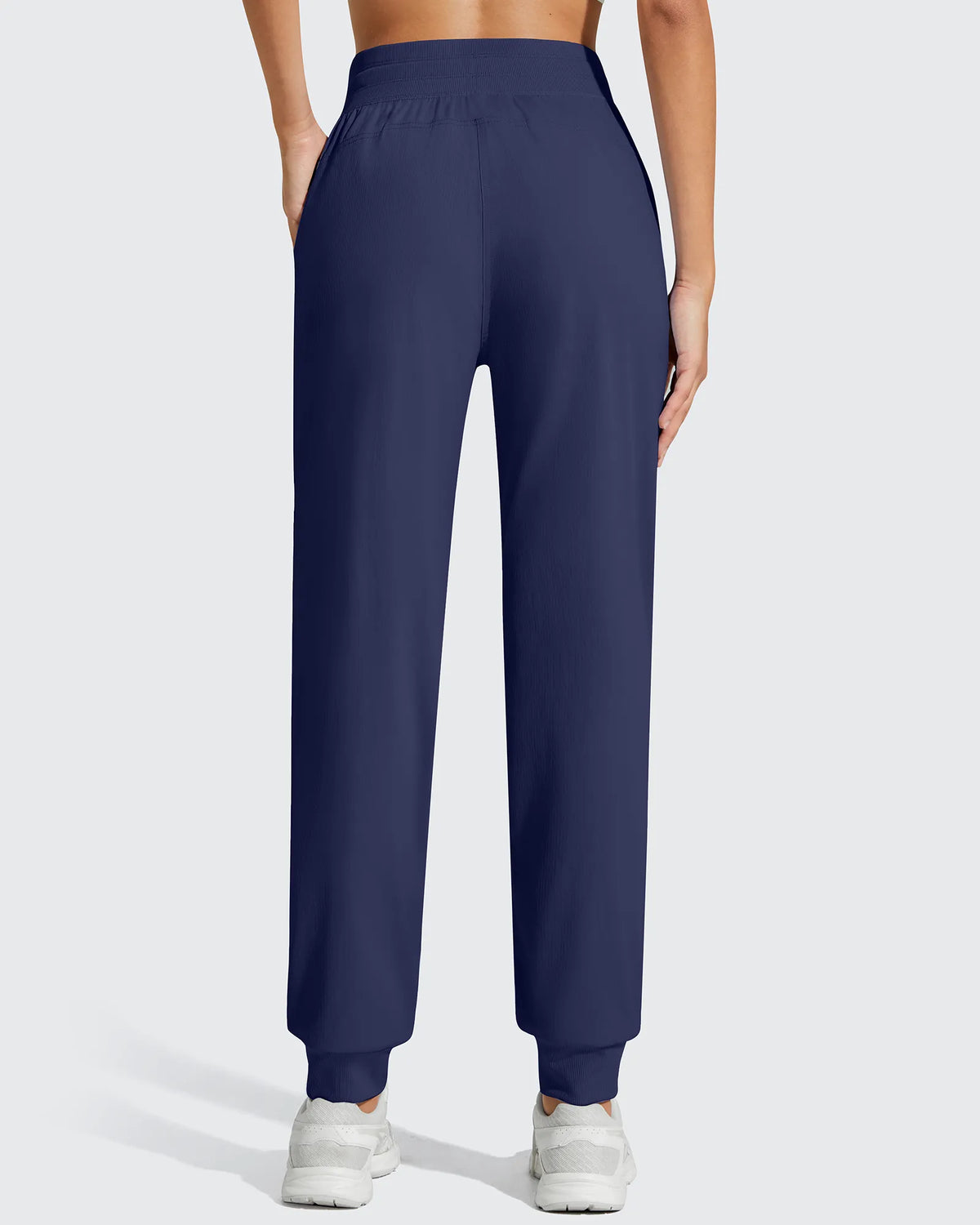 G4Free - Lightweight Ankle Cuffs Drawstring Track Pants -GF25D694BA-S