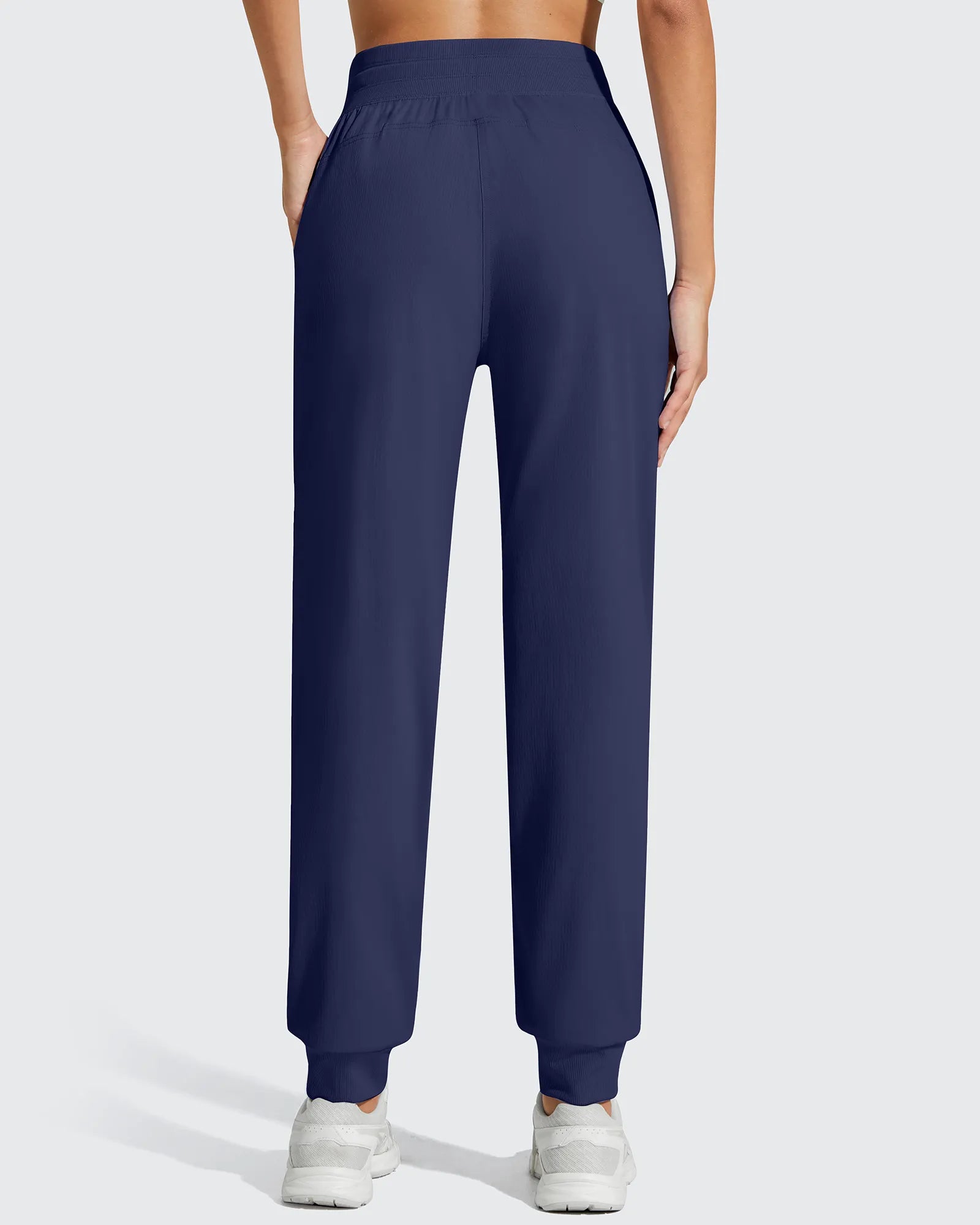 G4Free - Lightweight Ankle Cuffs Drawstring Track Pants -GF25D694BA-S