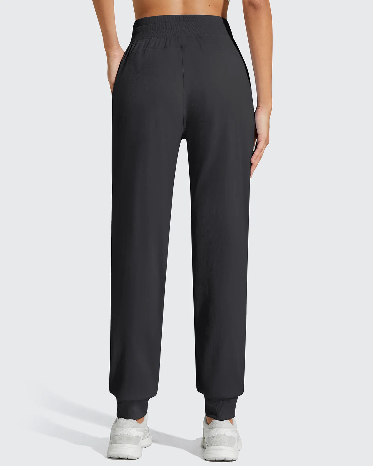 G4Free - Lightweight Ankle Cuffs Drawstring Track Pants -GF25D694BA-S